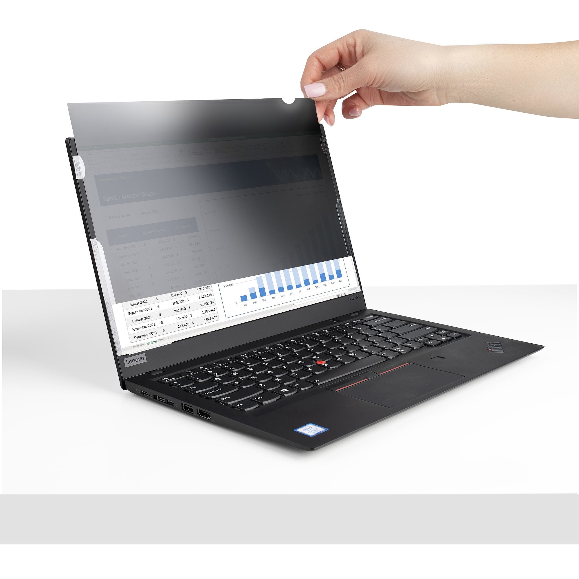 StarTech.com 133L-PRIVACY-SCREEN filtre anti-reflets pour écran et filtre de confidentialité 33,8 cm (13.3") Ordinateur portable Filtre de confidentialité sans bords pour ordinateur - Image 5