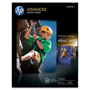 HP Papier Photo Glacé Avancé 8x11 50/Paquet (Q7853A)