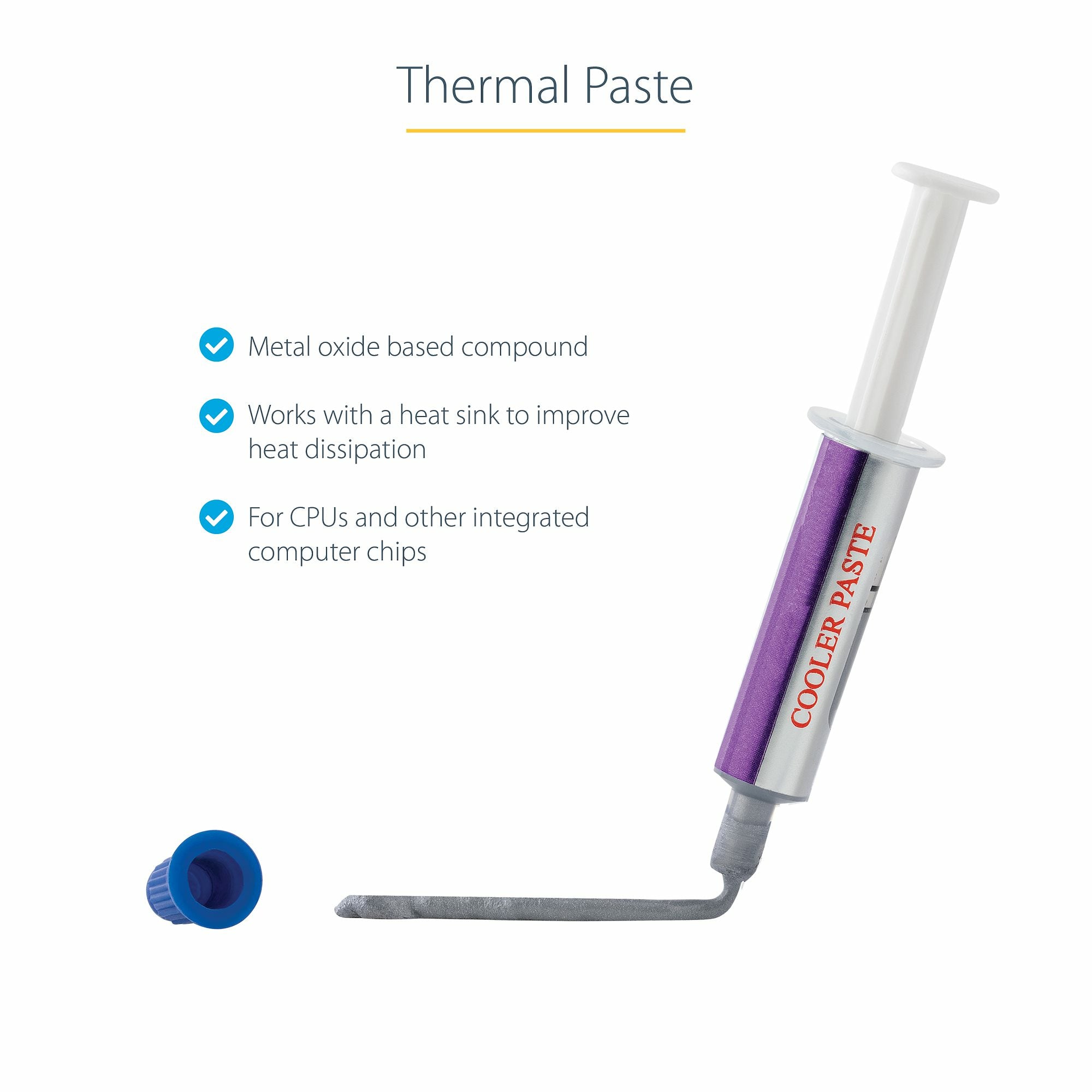 StarTech.com SILVGREASE1 combiné de dissipateurs thermiques 1,93 W/m·K 4 g - Image 2