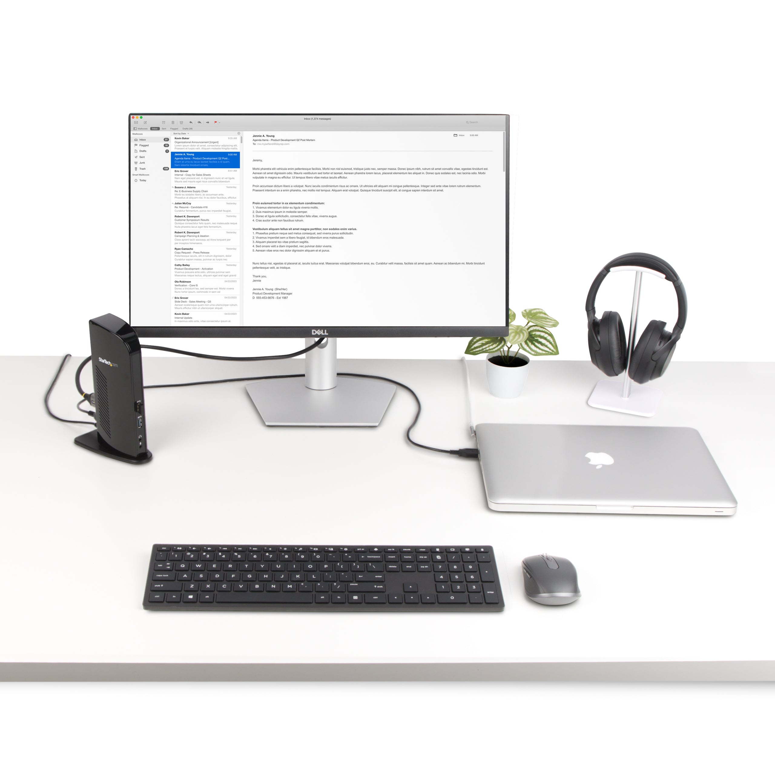 StarTech.com USB3SDOCKHD station d'accueil Avec fil USB 3.2 Gen 1 (3.1 Gen 1) Type-B Noir - Image 8