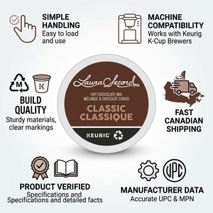 HOT CHOCOLATE-K CUP LAURA SECORD (21717) 24/BX - Cartouches Certifiees