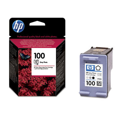 HP 100 Photo Gray Original Inkjet Cartridge - Cartouches Certifiees