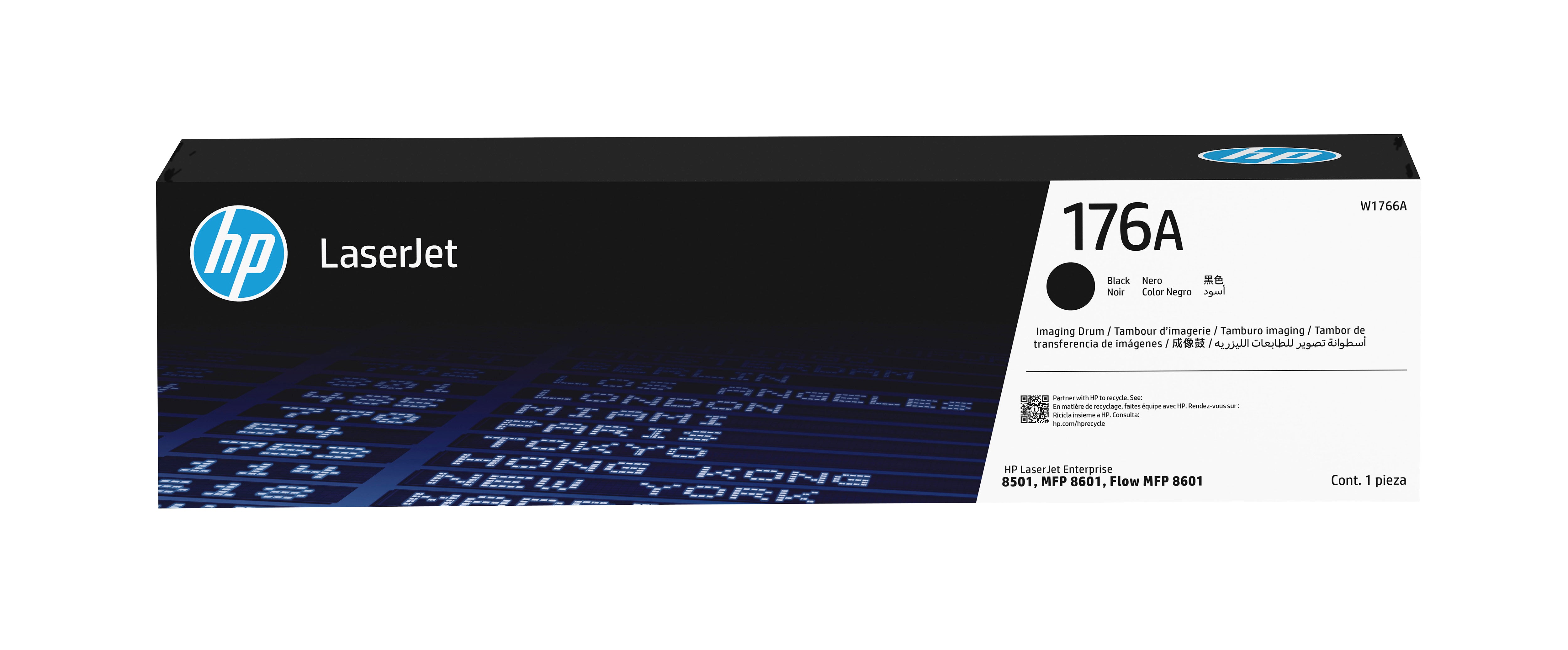 HP 176A (W1766A) Black Original Drum - Cartouches Certifiees