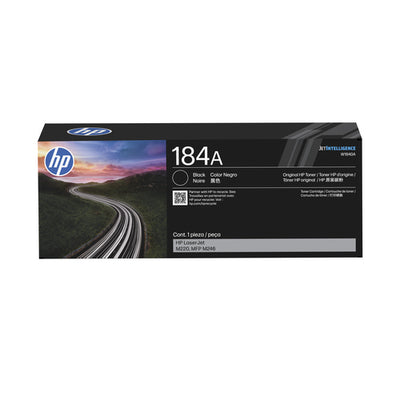 HP 184A Black Original LaserJet Toner Cartridge (W1840A) - Cartouches Certifiees