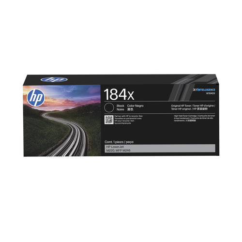 HP 184X High Yield Black Original LaserJet Toner Cartridge (W1840X) - Cartouches Certifiees