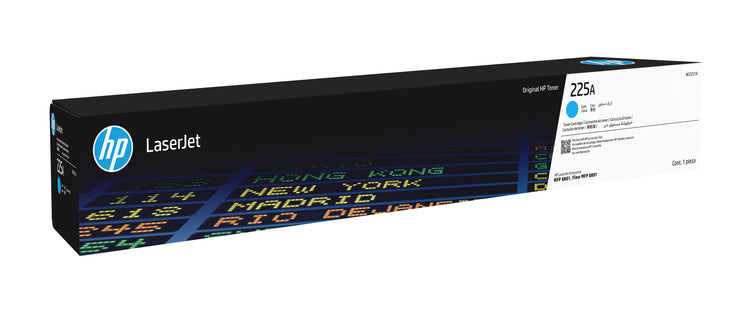 HP 225A (W2251A) Cyan Original Toner Cartridge - Cartouches Certifiees