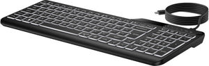 HP 405 Backlit Wired keyboard Home USB Black (7N7C1UT#ABA) - Cartouches Certifiees