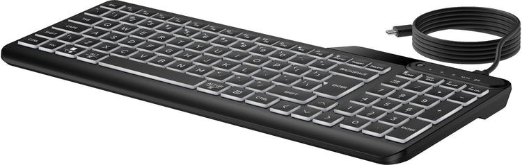 HP 405 Backlit Wired keyboard Home USB Black (7N7C1UT#ABA) - Cartouches Certifiees