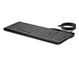 HP 405 Backlit Wired keyboard Home USB Black (7N7C1UT#ABA) - Cartouches Certifiees
