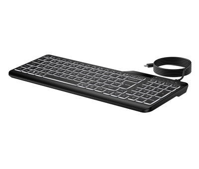 HP 405 Backlit Wired keyboard Home USB Black (7N7C1UT#ABA) - Cartouches Certifiees