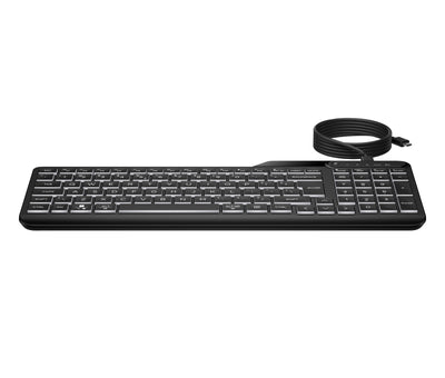 HP 405 Backlit Wired keyboard Home USB Black (7N7C1UT#ABA) - Cartouches Certifiees