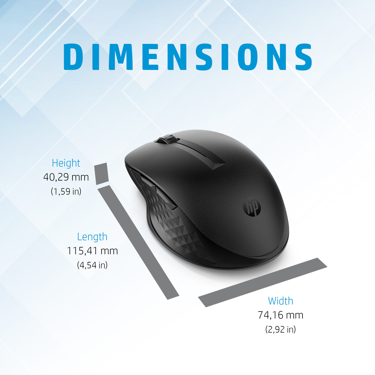 HP 435 Multi-Device Wireless Mouse (3B4Q5UT#ABA) - Cartouches Certifiees