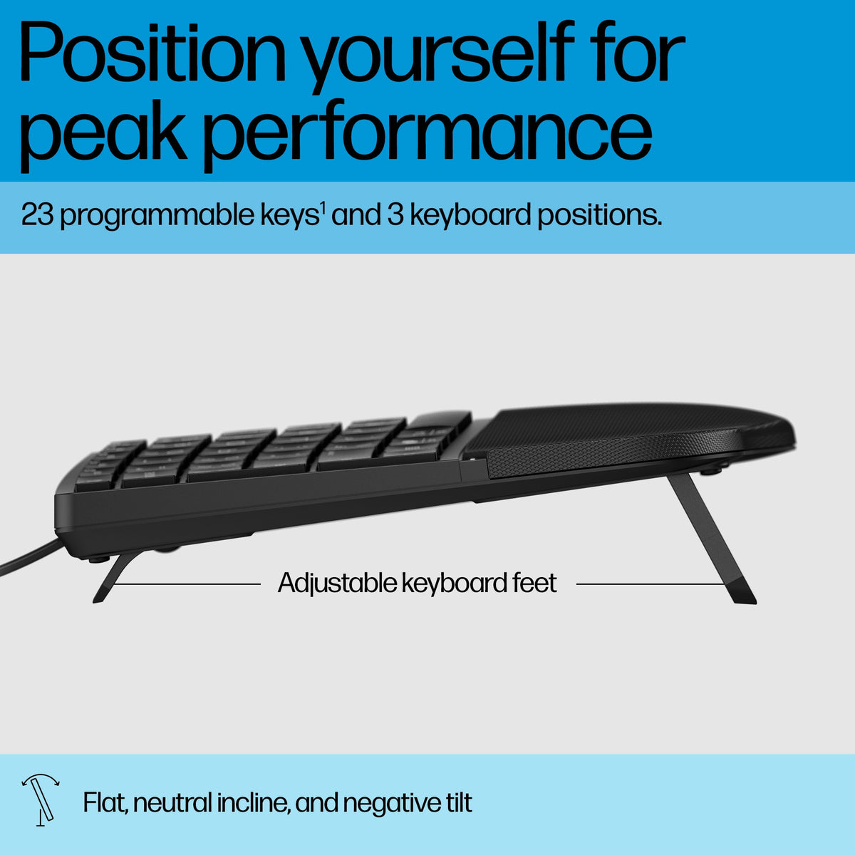 HP 485 Comfort Wired Keyboard (8T6M2AA#ABA) - Cartouches Certifiees