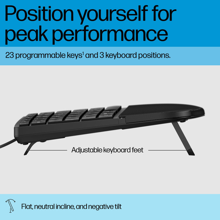 HP 485 Comfort Wired Keyboard (8T6M2AA#ABA) - Cartouches Certifiees