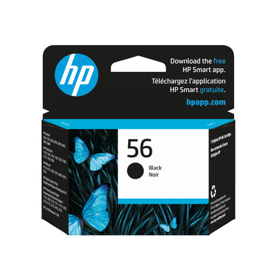 HP 56 (C6656AN) Black Original Inkjet Cartridge - Cartouches Certifiees