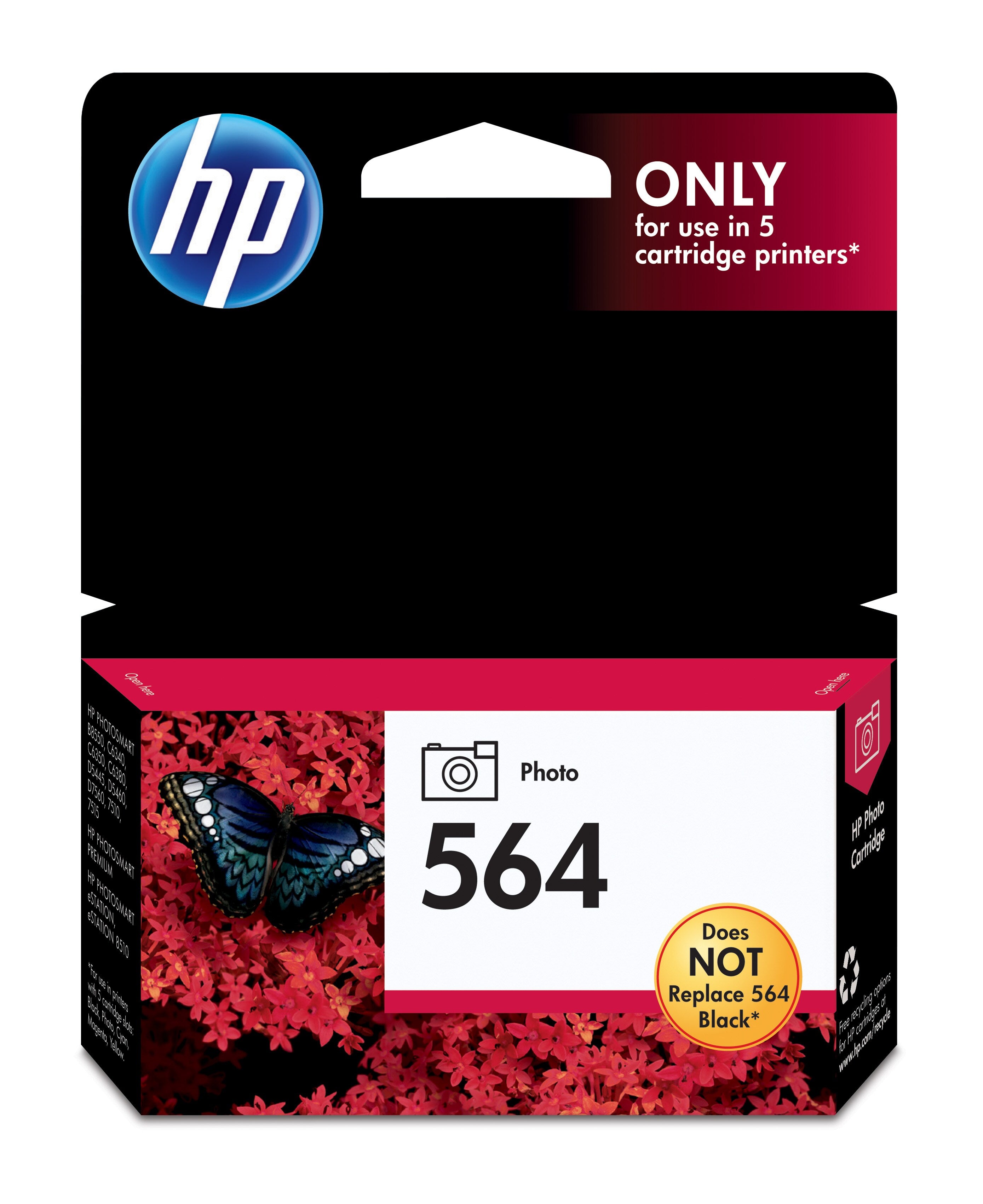 HP 564 (CB317WN) Photo black Original Inkjet Cartridge - Cartouches Certifiees