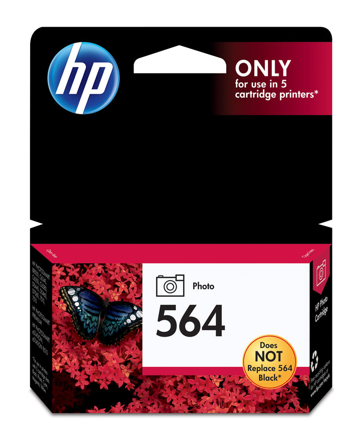 HP 564 (CB317WN) Photo black Original Inkjet Cartridge - Cartouches Certifiees