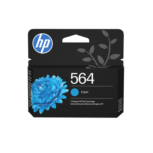 HP 564 (CB318WN) Cyan Original Inkjet Cartridge - Cartouches Certifiees