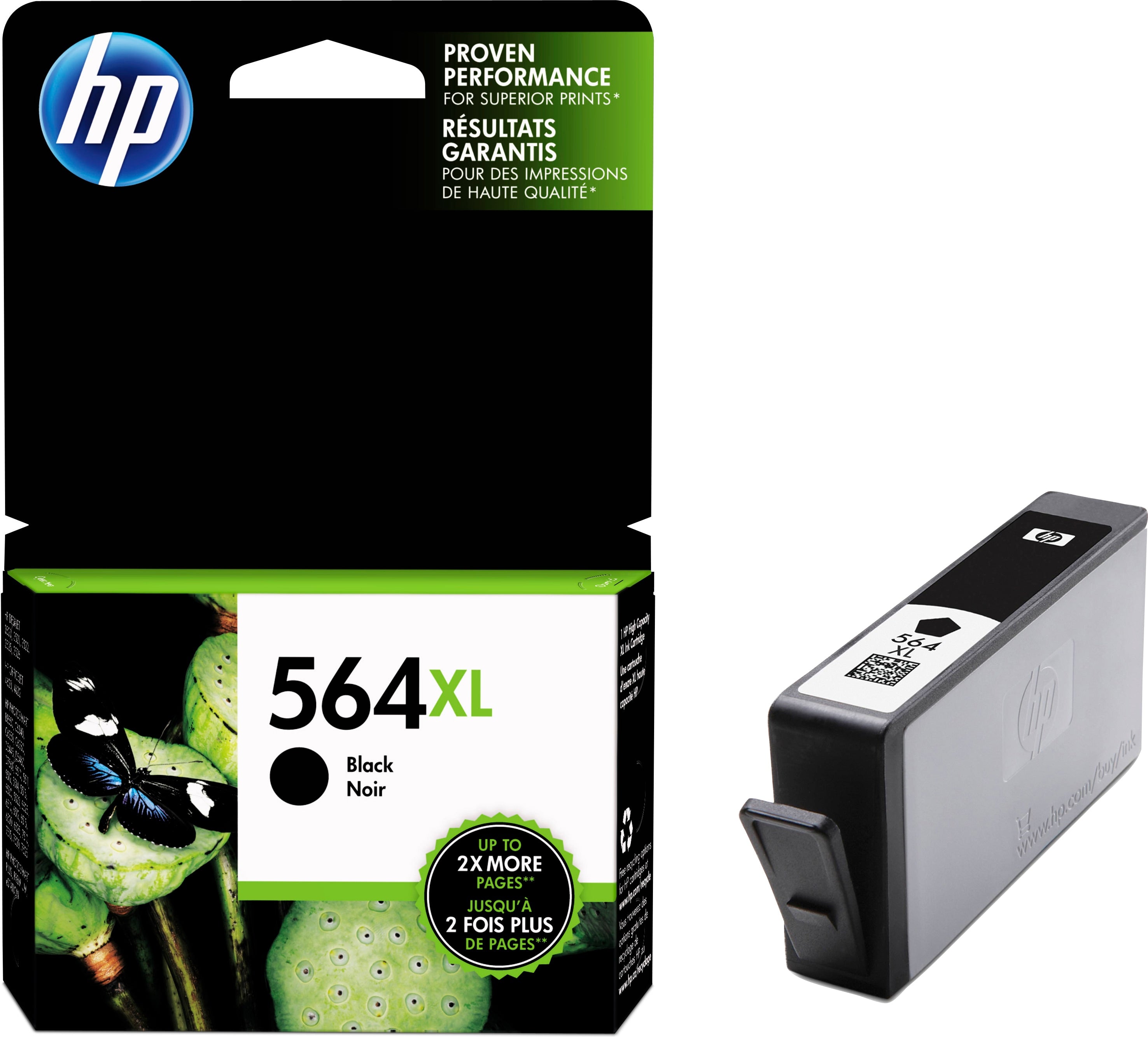 HP 564XL (CN684WN) Black Original Inkjet Cartridge - Cartouches Certifiees