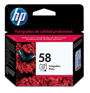 HP 58 (C6658AN) Photo Original Inkjet Cartridge - Cartouches Certifiees