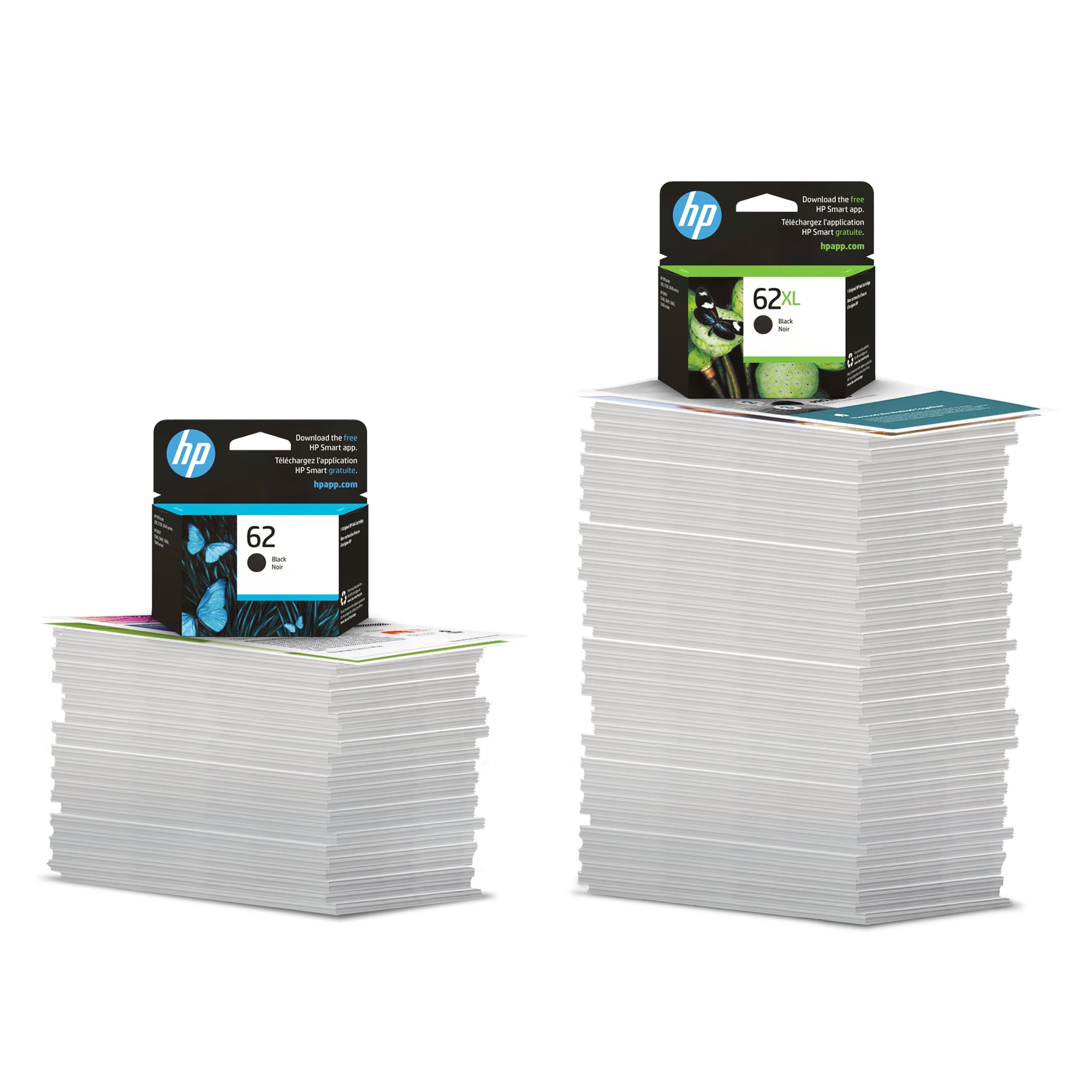 HP 62 (C2P06AN) Color Original Inkjet Cartridge - Cartouches Certifiees