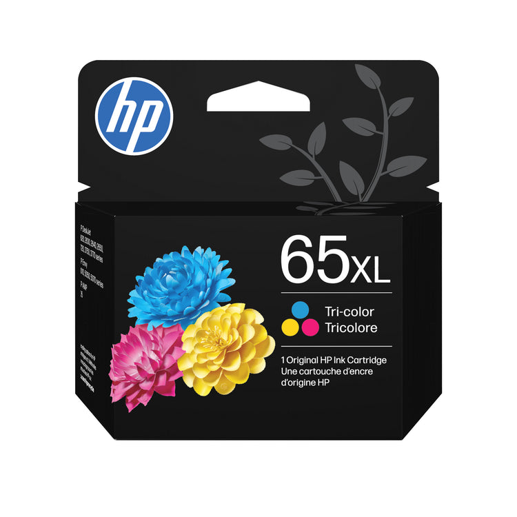 HP 65XL (N9K03AN) Color Original Inkjet Cartridge - Cartouches Certifiees