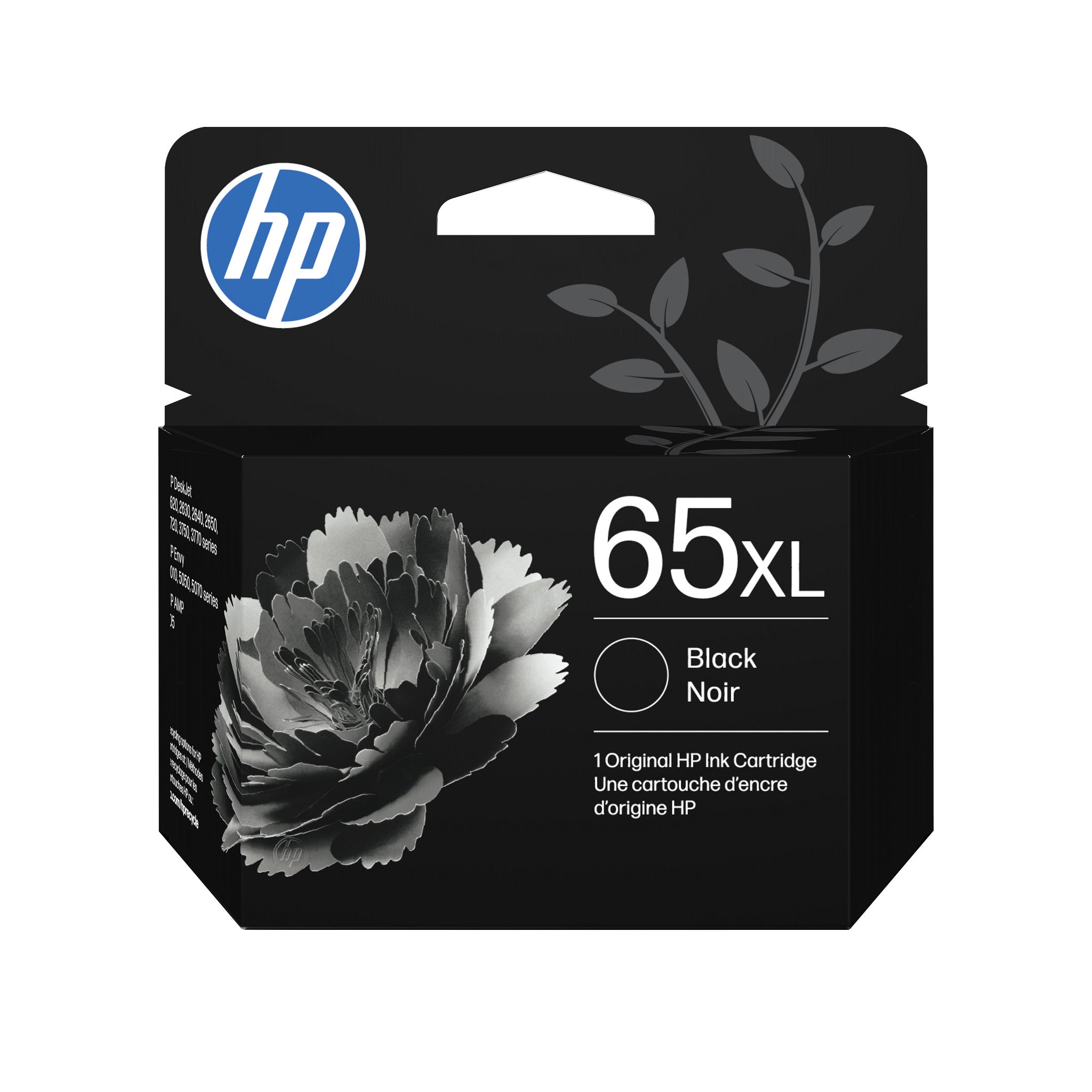 HP 65XL (N9K04AN) Black Original Inkjet Cartridge - Cartouches Certifiees