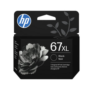 HP 67XL (3YM57AN) Black Original Inkjet Cartridge - Cartouches Certifiees