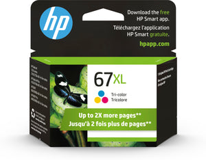 HP 67XL (3YM58AN) Color Original Inkjet Cartridge - Cartouches Certifiees