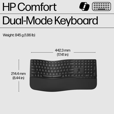 HP 685 Comfort Dual-Mode Keyboard (8T6L9UT#ABA) - Cartouches Certifiees