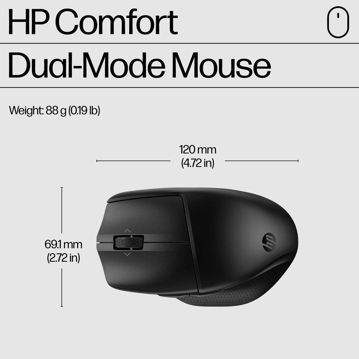 HP 685 Comfort Dual-Mode Mouse (8T6M0UT#ABA) - Cartouches Certifiees