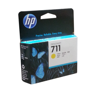 HP 711 - 29ml (CZ132A) Yellow Original Inkjet Cartridge - Cartouches Certifiees