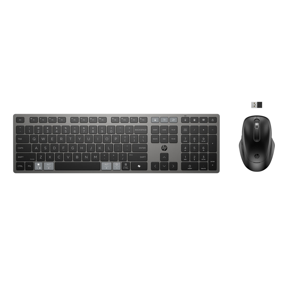 HP 725 Multi-Device Rechargeable Wireless Keyboard and Mouse Combo (9T5B0UT#ABA) - Cartouches Certifiees