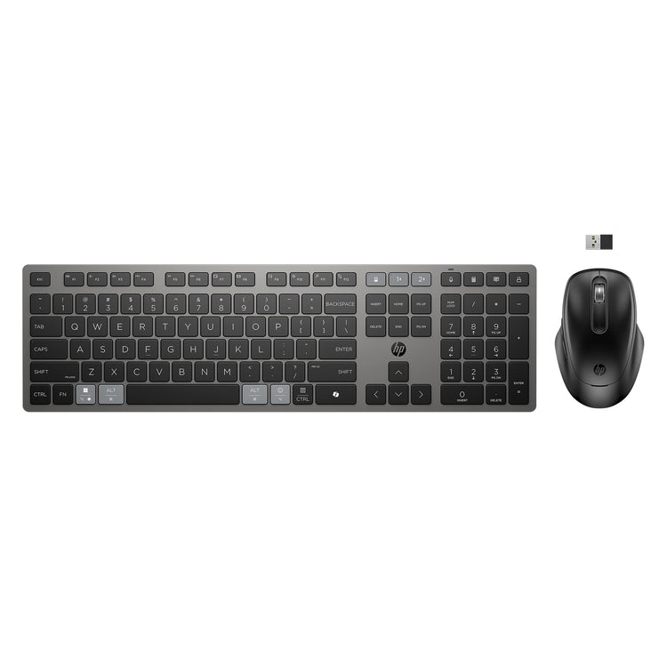 HP 725 Multi-Device Rechargeable Wireless Keyboard and Mouse Combo (9T5B0UT#ABA) - Cartouches Certifiees