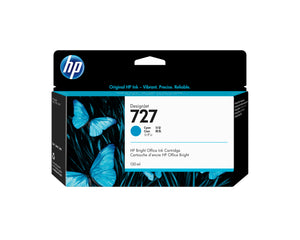 HP 727 - 130 ml (B3P19A) Cyan Original Inkjet Cartridge - Cartouches Certifiees
