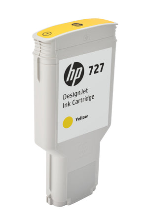 HP 727 - 300 ml (F9J78A) Yellow Original Inkjet Cartridge - Cartouches Certifiees