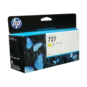 HP 727 - 300 ml (F9J78A) Yellow Original Inkjet Cartridge - Cartouches Certifiees