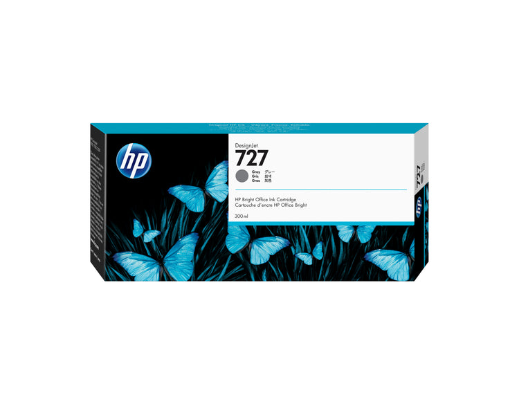 HP 727 - 300 ml (F9J80A) Gray Original Inkjet Cartridge - Cartouches Certifiees