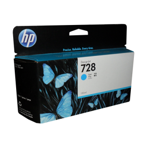HP 728 - 130 ml (F9J67A) Cyan Original Inkjet Cartridge - Cartouches Certifiees