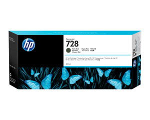 HP 728 - 300ml (F9J68A) Matte Black Original Inkjet Cartridge - Cartouches Certifiees