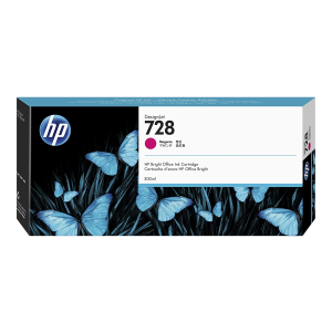 HP 728 - 300ml (F9K16A) Magenta Original Inkjet Cartridge - Cartouches Certifiees