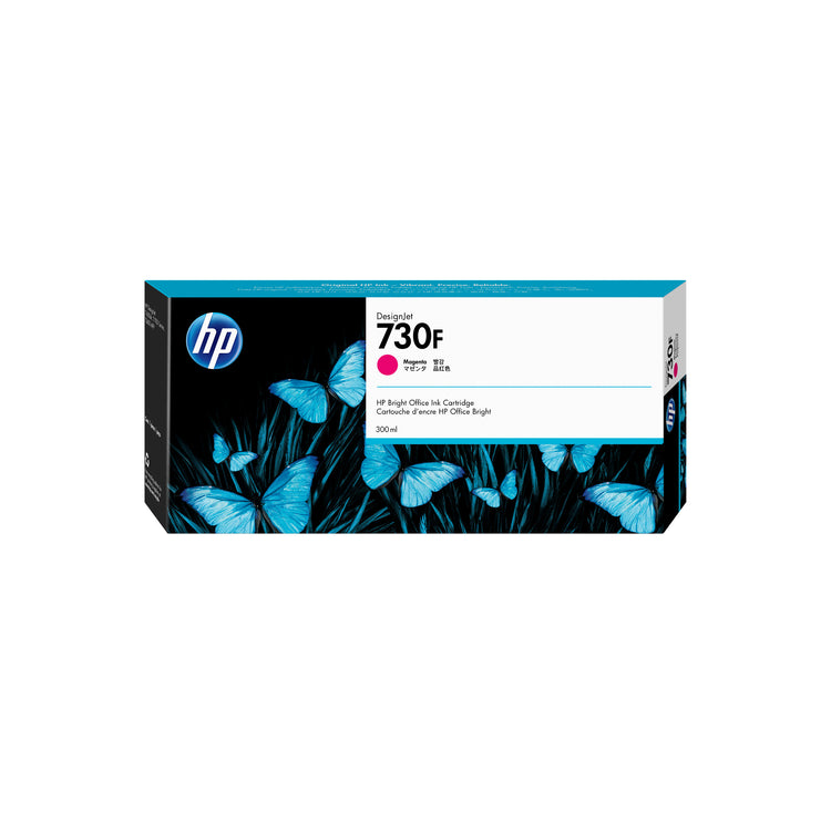 HP 730F 300-ml Magenta DesignJet Ink Cartridge (1XB26A) - Cartouches Certifiees