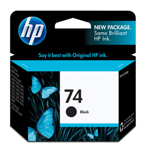 HP 74 (CB335WN) Black Original Inkjet Cartridge - Cartouches Certifiees