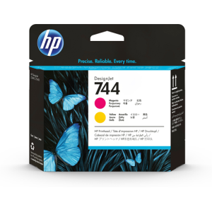 HP 744PHM/Y (F9J87A) PHMBY Original Cartridge and printhead - Cartouches Certifiees