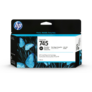 HP 745 130ml (F9J98A) Photo black Original Inkjet Cartridge - Cartouches Certifiees