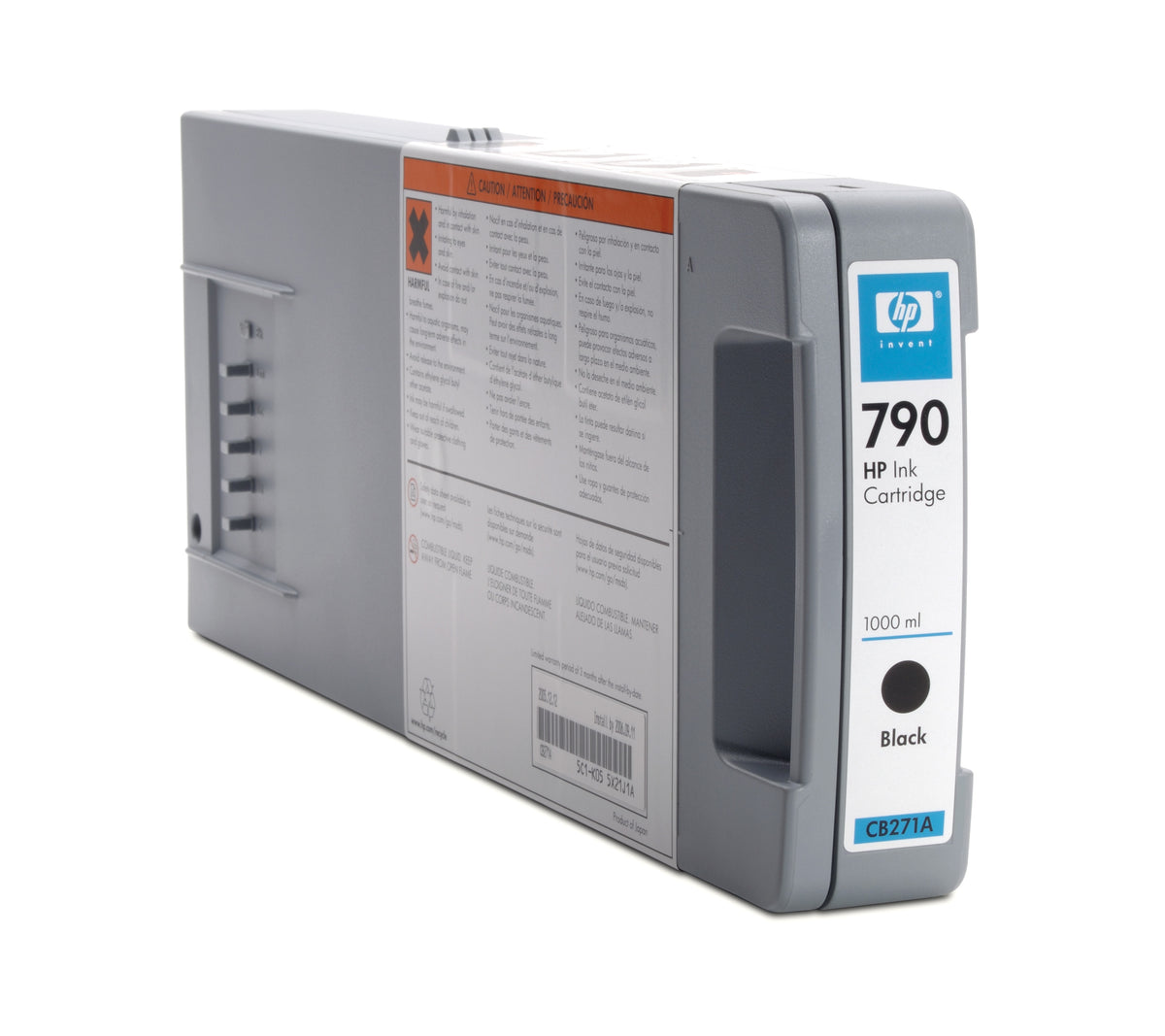 HP 790 (CB271A) Black Original Inkjet Cartridge - Cartouches Certifiees