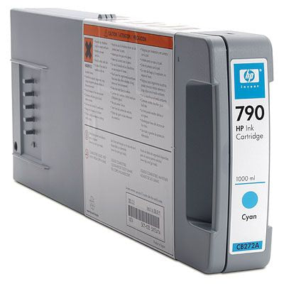 HP 790 (CB272A) Cyan Original Inkjet Cartridge - Cartouches Certifiees