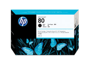 HP 80 - 350ml (C4871A) Black Original Inkjet Cartridge - Cartouches Certifiees