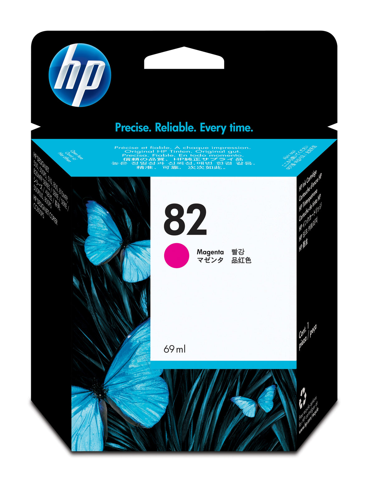 HP 82 - 69ml (C4912A) Magenta Original Inkjet Cartridge - Cartouches Certifiees