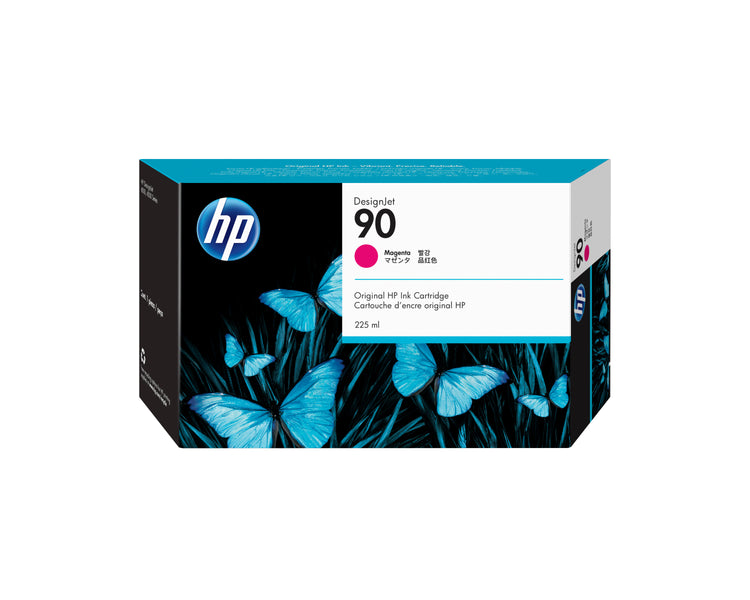 HP 90 - 225ml (C5062A) Magenta Original Inkjet Cartridge - Cartouches Certifiees